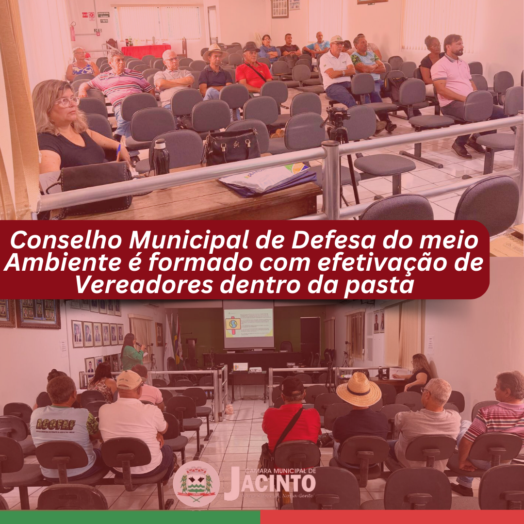 Conselho Municipal de Meio Ambiente é formado com efetivação de Vereadores dentro da pasta